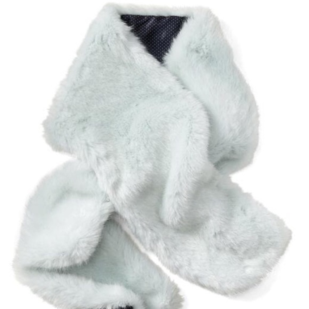 Banana republic faux rabbit fur scarf